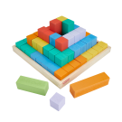 Fisher-Price Toddler Toy Wooden Stacking Blocks, 65 Wood Pieces