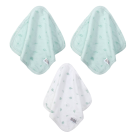 Infancie Bamboo Wash Cloths - 3 Pack - Green 