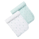 Infancie Bamboo Jersey Wraps - 2 Pack 