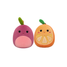 Two Pack Squeaky Plush Dog Toys Cherry & Celia