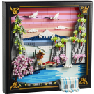 Art Japanese Cherry Blossom Landscape Wall Art 31218