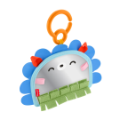 ​Fisher-Price Baby Toy Prop 'n Go Portable Mirror Tummy Time Activity with Sensory Details for Newborn Play Ages 0+ Months