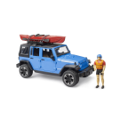 Bruder Jeep Wrangler Rubicon With Kayak And Figurine