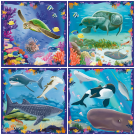 Ravensburger Puzzle Up-64-72-81-90- Piece Sea Animals