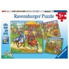 Ravensburger Knight 3X49Pc Puzzle