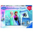 Ravensburger Frozen Winter Adventures 3x49 Piece Puzzle 