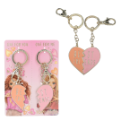 Top Model BFF Keyring Set Of 2 Heart Halves 