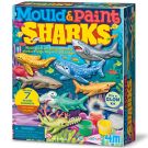 4M Mould & Paint Sharks Kit