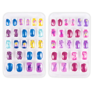 Barbie Extra Extra Press On Nails 24 Packet 2 Assorted