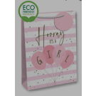 Large hooray it’s a girl gift bag