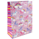 Medium Gift Bag - Unicorn & Rainbows