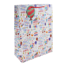 XL Happy Birthday Doodles & Text Gift Bag