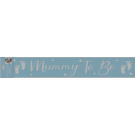 MUMMY TO BE SASH BLUE