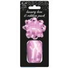 Euro Wrap Pink 7cm Star Bow & 10m Ribbon Cob