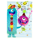 Happy Birthday Monster Card