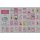 BABY MILESTONE CARD GIRL