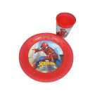 Reusable Spiderman Crime Fighter Party Plate 21cm