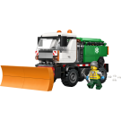 City Snowplow Truck Toy Vehicle with Minifigure 60490