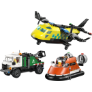 City Airplane, Service Truck & Hovercraft Remix 60505