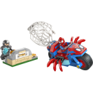 Spidey on his Motorcycle vs. Rhino