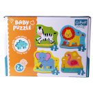 Trefl 4 In 1 Puzzle - Little Animals On Safari