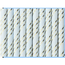 PAPER STRAWS  LIGHT BLUE - 10 PC