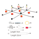 Activ Play 3 in 1 Ring Throwing Game