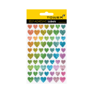 Tower Hearts Mixed Glitter Stickers