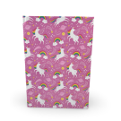 Paper Trends A4 Hardcover Notebook Unicorns And Rainbows Pink
