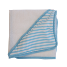 Snuggletime Hooded Towel - Blue Stripe