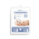 Snuggletime Stay Safe Fitted Sheet - Lrg Campcot - White - 72 x 104cm