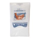 Snuggletime Toweling Baby Bather - White