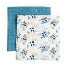 Muslin Blankets 2pk - Space Explorer