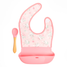 Fashionation Catcher Bib & Spoon Set - Cat
