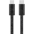 Volkano Weave Series 60w USB C To USB C 1.2m Black Cable