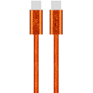 Volkano Weave Series 60W USB C To USB C 1.2m Orange