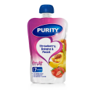 PURITY 7M POUCH STRAWBERRY, BANANA AND PEACH 110ML