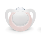 NUK Silicone Star Soother Pink (0-2 Months) - 1 Pack