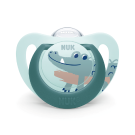 Silicone Star Soother Blue (6-18 Months)