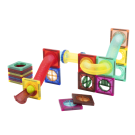 Edu-Matic Magnetic Tiles and Marble Run Part 45-piece Set 