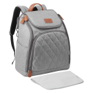 Totes Babe Montana Diaper Backpack - Grey
