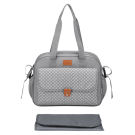 Totes Babe Popcorn Diaper Tote Bag - Grey