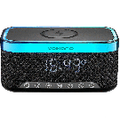 Volkano Radiant 2 Alarm Clock With Wireless Charging Black