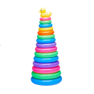 Reggies Playtime Stacking Rainbow Rings