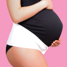 Maternity Belt White - Large