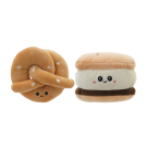 Smoochy Pet Pals S'more and Pretzel Pet Toy 13cm 2 pack