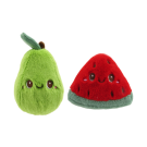 Smoochy Pet Pals Pear and Watermelon Soft Pet Toy