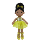35cm Black Hair Ballerina Soft Doll