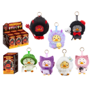 Upsetduck Colourful Player Duck Plush Keychain Blind Box Assorted