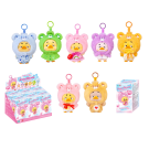 Upsetduck Care Bears Neon Sweetheart Duck Plush Keychain Blind Box Assorted